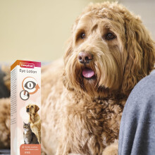 Beaphar Eye Lotion for Cats and Dogs, Cleans and Supports Sensitive Eye Area, Mo