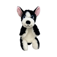 KONG Comfort Pups Low Stuffing Plush Fur and Crinkly Noise with Squeaker (Small,
