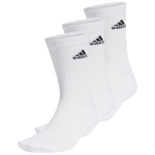 (S (UK 4.5-5.5), White (3PK)) ADIDAS SOCKS CUSH NEW