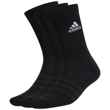 (M (UK 6.5-8), Black (3PK)) ADIDAS SOCKS CUSH NEW