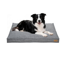 BingoPaw Extra Large Dog Bed: Dog Crate Mattress with Cooling Faux Linen Washabl