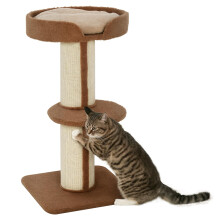 PawHut 91cm Cat Tower Scratching Posts Cat Tree for Indoor Cats Kitten Activity