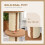 PawHut PawHut 91cm Cat Tower Scratching Posts Cat Tree for Indoor Cats Kitten Activity 5