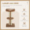 PawHut PawHut 91cm Cat Tower Scratching Posts Cat Tree for Indoor Cats Kitten Activity 3