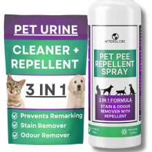 3-in-1 Pet Stain & Odour Remover Spray | Cat & Dog Urine Cleaner for Carpets, Rugs