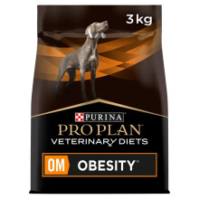 PURINA PRO PLAN VETERINARY DIETS OM Obesity Management Dry Dog Food 3kg Bag | He