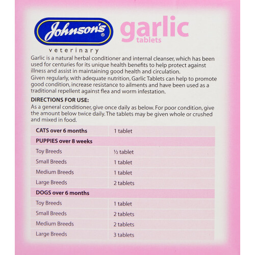 Johnson's Garlic Tablets, 200 Count 2