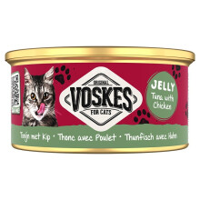 Voskes Jelly Tuna With Chicken - tun med kylling i gelé vådfoder til katte 85g