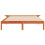 VidaXL vidaXL Bed Frame with Side Tables Wax Brown 140 x 210 cm 3