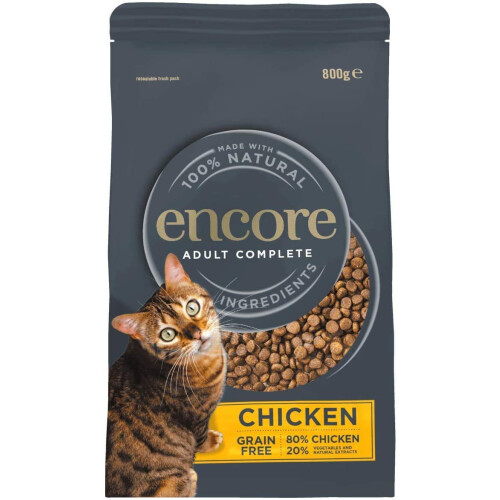 Encore Encore Chicken Dry Complete Cat Food, 800g