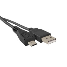 Qoltec USB 2.0 A han-kabel | Micro USB B han-kabel | 0,25 m