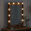 VidaXL vidaXL Vanity Mirror Rectangular Smoked Oak 70 x 50 x 18 cm 3