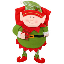 Regali di Natale di qualità, decorazioni festive a forma di elfo, peluche a forma di elfo in materiale ecologico per la decorazione della cena di