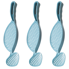 Multifunctioneel kookgereedschap met comfortabele grip, rijstfilterscheider met ophangmogelijkheid, ergonomisch ontworpen bonen- en groentewasser,