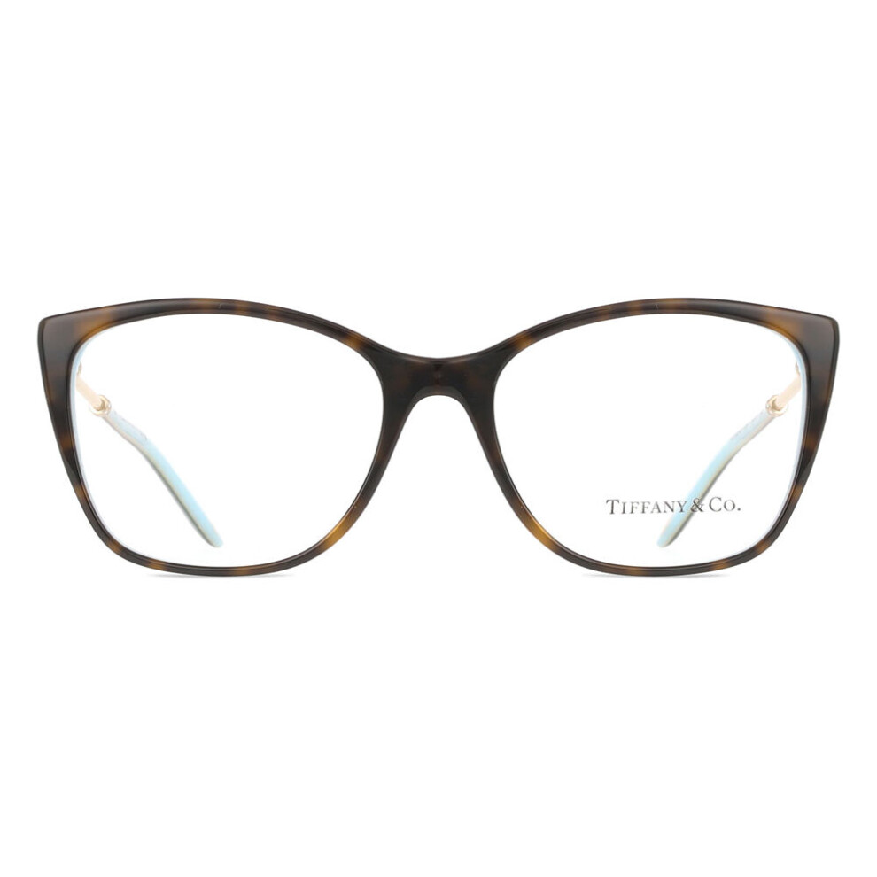 Tiffany , Glasses, Female, Multicolor, 54 Mm, Havana Turquoise Eyewear Frames - Image 2
