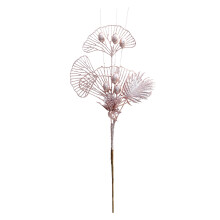 Steli artistici di Ginkgo dorati, decorazioni versatili, piante artificiali in plastica di alta qualità, ideali per progetti fai da te, steli