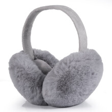 Weiche, flauschige Ohrenwärmer aus Kunstfell für Damen, faltbare Fleece-Ohrenschützer mit Schleife für kalte Tage im Freien, unglaublich weiches
