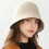 Vintage Cloche Bucket Καπέλο για Γυναίκες, Ζεστό Χειμερινό Καπέλο από Μάλλινο Τσόχα, Μαλακό 3