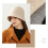 Vintage Cloche Bucket Καπέλο για Γυναίκες, Ζεστό Χειμερινό Καπέλο από Μάλλινο Τσόχα, Μαλακό 5