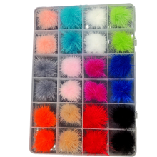 Pompons duveteux réutilisables, en peluche de qualité avec système magnétique détachable, aimants ultra-puissants pour une fixation sécurisée,