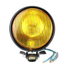 Vintage retro motorfietskoplamp, decoratieve verlichting in cafe racer-stijl, universeel geschikt voor de meeste motoren, heldere PC-lens,