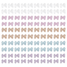 Mini nœuds créatifs, appliques florales en ruban pour loisirs créatifs, décoration de mariage, emballage cadeau, fêtes d'Halloween, boîtes de