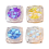 Διαφανή διακοσμητικά Aurora Heart Charms για διακοσμητικά νυχιών, ασφαλή περιβαλλοντικά 1