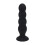 Quad Rattle Flydende Silikone Analprop - XL - Sort 1