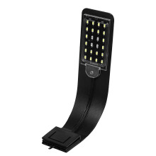 Akvariums-LED-lys med klips, fisketanklys, hvite og blå LED-lys, supersterke LED-lys, myke, ikke-flimrende lys, full belysning, lyseffekter for F
