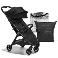 Baby Jogger City Tour 2 Eco Stroller Travel System | Ultra-Lightweight, Foldable & Compact Pushchair Buggy, Carry Bag, Weather Shield & Belly Bar |