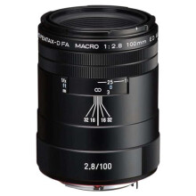 PENTAX Objectif HD DFA 100mm Macro f/2.8 ED AW Noir