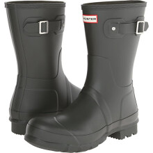 Hunter Unisex Short Rain Boot, Dark Olive, 10 UK