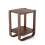 Umbra Umbra Bellwood Tiered Side Table with Storage, Aged Walnut 1