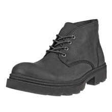 ECCO Men's Grainer Water Repellent Chukka Boot, Black Oiled Nubuck, 11-11.5