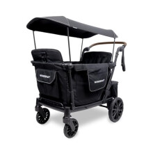 WonderFold L4 Quad Stroller Wagon - Black