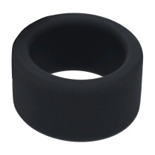 Nestemäisestä silikonista valmistettu palloranneke - M - 34 mm - Musta