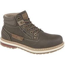 Mens Lace Up Fashion Sporty Casual Walking Trail Ankle Boots Shoes Size 6-12 - Brown - UK 10