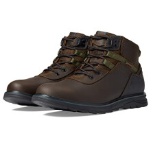 Nunn Bush Men's Luxor Waterproof Alpine Boot Lightweight Leather Chukka Ankle, Brown Crazy Horse, 9.5 Wide