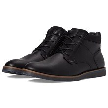 Nunn Bush Men's Dc Circuit Plain Toe Chukka Boot with Memory Foam, Black, 7.5 UK