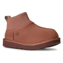 UGG Kids Classic Ultra Stretch Cuff Boots UK 2 Brown