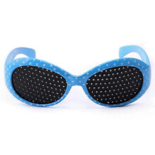 Okulary korekcyjne Blue Vision, ćwiczenia oczu, okulary otworkowe dla dzieci, poprawa wzroku