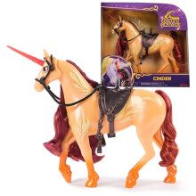 Unicorn Academy, Cinder Unicorn with Head Movement, 2 Riding Accessories, 27.9cm, Compatible with Valentina Fashion Doll, Dolls and Unicorn Toys for