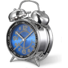 Student Alarm Clock 2025 New Metal Ringing Bell with High Volume, Rechargeable Night Light, Silent Time, Elderly Bedroom Wake Up