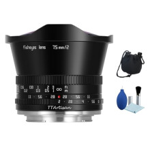 TTArtisan 7.5mm F2 APS-C Fisheye Lens 180Â Ultra Wide Angle Large Aperture Manual Focus Lens for Canon EOS R Mount Mirrorless Camera R6 R6II R8 R10