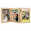 Creative one-piece combination folding photo frame display table triple studio wooden picture frame decoration frame 1