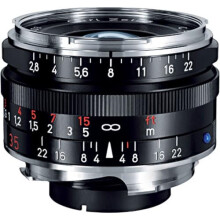 ZEISS Ikon C Biogon T* ZM 2.8/35 Wide-Angle Camera Lens for Leica M-Mount Rangefinder Cameras, Black