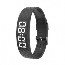 Bracelet d'alarme vibrant pour sourds et gros dormeurs, minuteur silencieux, réglable, compatible avec tous les appareils auditifs.