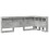 VidaXL vidaXL Storage Headboard Concrete Grey 80 cm Engineered Wood 2
