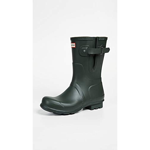 Hunter HUNTER Mens Original Short Rain Boot, Dark Olive, 8 UK 1