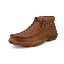 Twisted X Men's Chukka Driving Moc, Moc Toe with CellSole, Cognac, 7 UK